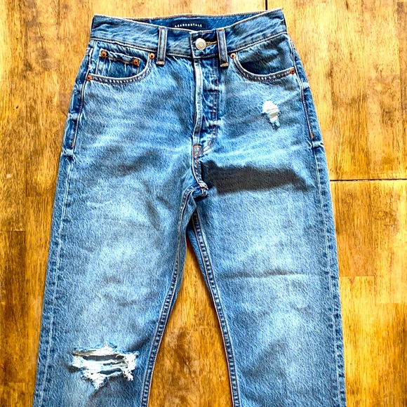 AéRopostale 90s super high rise straight jeans - Picture 1 of 5